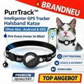 PurrTrackTM Intelligenter GPS Tracker Halsband Katze | Ohne Abo | Android & iOS!: Für iOS (Apple)