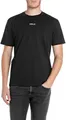 Replay Herren T-Shirt Kurzarm Basic, Schwarz (Black), XL