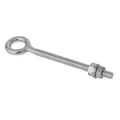 Windhager Ösenschraube zur Befestigung von Sonnensegeln, Augenschraube, Ringschraube, Augbolzen, Schrauben-Set Edelstahl, 10cm