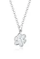 Halskette Damen Tier Pfote Hund Katze Anhänger in 925 Sterling Silber