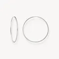 THOMAS SABO Creolen mit klassischem Design 925 Sterlingsilber Paar CR729-001-21