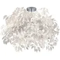 Deckenleuchte, Weiß, Metall, Rund, 70x73x70 cm, Lampen & Leuchten, Innenbeleuchtung, Deckenleuchten