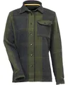 Parforce Damen Hemdjacke Francesca Oliv kariert M