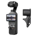 DJI Osmo Pocket 4 Standard Combo, Pocket-Gimbal-Vlog-Kamera, 1″ CMOS und 4K/240fps, 3-Achsen-Stabilisierung, 2× verlustfreier Zoom, 107 GB integrierter Speicher, Videokamera für Fotografie