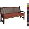 sunnypillow Bankauflage Bankauflage Auflage für Gartenbank 100 - 200 cm, Bankkissen mit abnehmbarem Bezug 180 x 40 x 5cm orange 180 cm x 5 cm x 40 cm