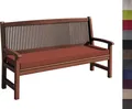 Bankauflage Stuhlkissen mit abnehmbarem Bezug Bankkissen Bankpolster Polsterauflage Auflage für Gartenbank viele Farben und Größen zur Auswahl (180 x 40 x 5cm, Orange)