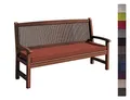 sunnypillow Bankauflage Outdoor - Stuhlkissen mit abnehmbarem Bezug - Sitzkissen für Bank - Bankpolster Polsterauflage Auflage für Gartenbank - 180 x 40 x 5cm - Bankkissen für Gartenmöbel Orange