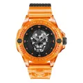 Herrenuhr PHILIPP PLEIN SKULL DUBA PWWAA0724 Harz Blau copy-33469