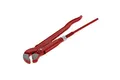 GEDORE red 45degree abgewinkelte Eck-Rohrzange, Spannweite 40 mm/1 Zoll, S-Maul, massiv, Zahnung versetzt, R27140010