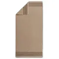 Vossen Handtuch Cult de Luxe 50 x 100 cm Baumwolle Braun Hellbraun