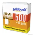 Goldbuch Fotoecken 500+50, Weiß, Glossy, Modern, Selbstklebend, Säurefrei, Horizontal, Vertikal, Rechteckig, Tischplatte, Kunststoffrahmen, Kunststoffrückwand, 500 Stück