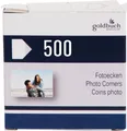 Goldbuch Fotoecken 500 Stück Kartonspender selbstklebend transparent Papier