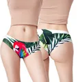 Bananalu String Tanga Slips Flower Print Motiv Damen Unterhosen Zoo