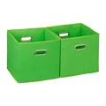 Aufbewahrungsbox Faltbox Regalbox Allzweckbox 27 L 650 g quadratisch Faltkörbe