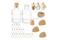 relaxdays Deko-Glas Dekogläser Set mit Korken (Set, 25 St., 25er Set), 25er Pack