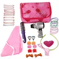 Götz 3402239 Haarstylist für Puppen – Zubehör zum Stylen und Frisieren – 35 teiliges Stylingset und Schminkset für Puppen und Schminkköpfe