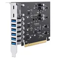Inateck PCIe USB 3.2 Gen 2 Karte, USB C Power Delivery Laden, 2 USB C Ports und 6 USB A Ports mit 16 Gbps Gesamtbandbreite, KU8212