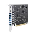 inateck KU8212_BLACK inateck PCIe Kart USB 3.2 G2, 2 USB C, 6 USB A Ports 16 Gbp