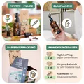 Jojobaöl Bio 100% rein kaltgepresst 100ml - für Haare, Gesicht, Körper, Nägel