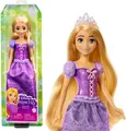 DISNEY HLW03 Prinzessin Rapunzel-Puppe Bewegliche Modepuppe abnehmbare Schuhe