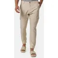 Indicode Leinenhose Herren Booth Sommerhose Leinen Herrenhose mit 6 Taschen, 55% Leinen braun L
