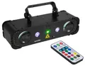 Aufregender Laser Licht Effekt mit RGBWA LED, Schwarzlicht, USB, DMX & Automatik