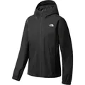 The North Face QUEST Regenjacke Damen in tnf black-foil grey, Größe M FS 2025