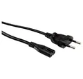 VALUE Value 19.99.2089 Strom Netzkabel Schwarz 1.00 m Netzkabel, (100.00 cm)