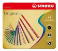 STABILO - Premium-Buntstift - Original - 24er Metalletui - mit 24 verschiedenen Farben