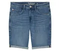 Tom Tailor Ttjosh Regular Slim Jeans Shorts - Herren - Gr. 38 - dunkelblau