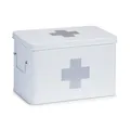 Zeller Medizinbox weiß Metall 32 x 19,5 x 20 cm