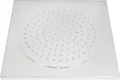 Edelstahl Decken Regendusche, ultraflacher Duschkopf für entspannenden Wasserfluss, 370 x 370 x 15 mm