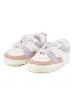 Sterntaler Baby Schuhe Farbmix – Babyschuhe aus Kunstleder und Gewebe mit elastischen Schnürsenkeln und rutschfester Sternensohle – Weiß, Größe 22