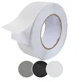 ANRO Antirutsch Klebeband Streifen Selbstklebend rutschfest Stufen Treppen Grip-Band PVC für Innen & Außenbereich Rolle Halbtransparent 5cm x 10m
