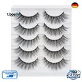 Künstliche Wimpern Katzenauge 3D Falsche Wimpern Natürlich Look 5
