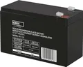 EMOS Wartungsfreier Bleiakku 12V, 7 Ah, Faston 4,7 mm, Bleiakkumulator für Gefahrmeldeanlagen, Alarmsysteme, USV, Aufzüge, B9691