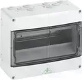 Spelsberg Kleinverteiler AK 12 | 1-reihig | 12TE | IP65 | Kunststoff | DIN-Schiene | transparenter Deckel | grau