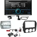 Kenwood DPX-7300DAB Bluetooth Digitalradio USB CD Einbauset für Mazda MX-5 NC