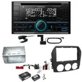 Kenwood DPX-7300DAB Bluetooth Digitalradio USB CD Einbauset für Mazda MX-5 NC