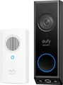 Video Doorbell E340 + Chime IP-Sicherheitskamera Außen Nachtsicht (Schwarz)