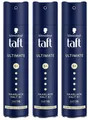 3x Schwarzkopf Taft Haarlack Ultimate Haltegrad 5+ Haarstyling Kristallglanz