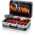 Knipex Werkzeugkoffer Vision 24 Elektro, 002120, 20-teilig, im Kunststoff Klappkoffer, VDE isoliert