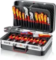KNIPEX Werkzeugkoffer Vision24 KN002120 Elektro 20-tlg. | VDE-Werkzeuge | ABS | 24l | 480x380x180mm | schwarz
