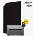 Balkonkraftwerk Balkonkraftwerk Balkonstrom Balkonkraftwerk 2000W Solaranlage mit Speicher | 1xZusatzspeicher | 2xSolarmodul Bifazial | Anker Solix 3 Pro | Kabel 3m - 0 % MwSt. (gem. § 12 Abs. 3 UStG)