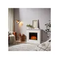 BALDERIA Elektrokamin Finn - Standkamin mit Heizung 2000 W, weiss