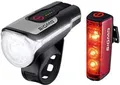 Sigma Fahrradbeleuchtung Set AURA 80 FL / Blaze Set LED akkubetrieben Schwarz