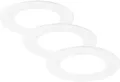 Briloner LED Einbauleuchte Jeft 3er Set 3x 3W, 330lm Kunststoff weiß