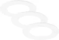 Briloner LED Einbauleuchte Jeft 3er Set 3x 3W, 330lm Kunststoff weiß