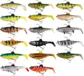 Fox Rage Replicant wobble 7,5cm 10g - 2 Gummifische, Farbe:Stickleback