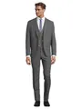 Steffen Klein Herren Anzug - Dreiteiler - Slim Fit - Größe 56 - Business Anzug mit Weste - Elastischer Komfort - Grau